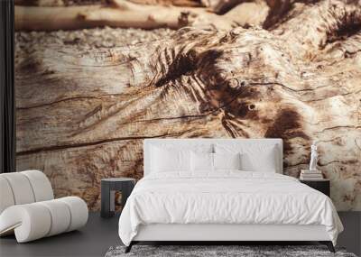 drift wood texture and grain  Wall mural