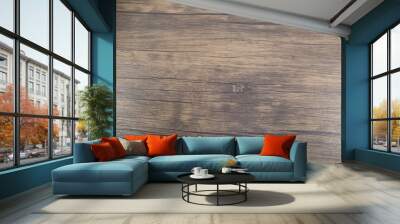 Wooden Table Wall mural