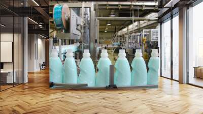 Liquid Detergent on Automated Production Line Wall mural