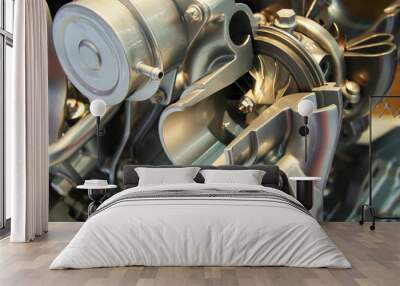 low pressure engine pump Wall mural