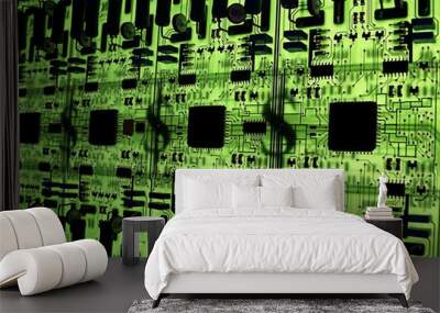 make money via electronic ii Wall mural