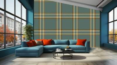 fabric plaid scottish tartan cloth.  seamless checkered. Wall mural