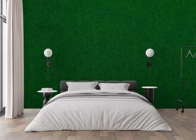 Dark green felt background texture close up Wall mural