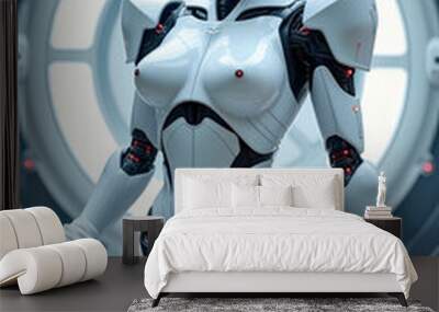 robot cyborg person Wall mural