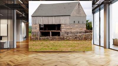 old barn Wall mural