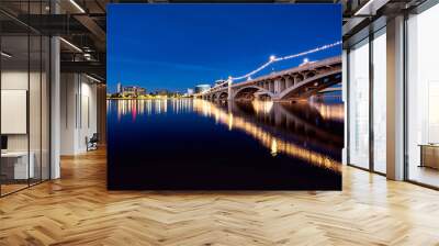 Mill Street Bridge over Tempe Town Lake Wall mural