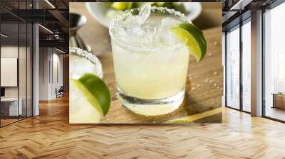 Alcoholic Lime Margarita with Tequila Wall mural