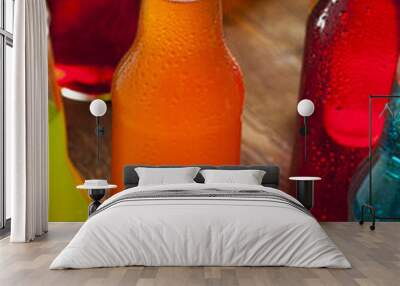 Assorted Organic Craft Orange Soda Wall mural