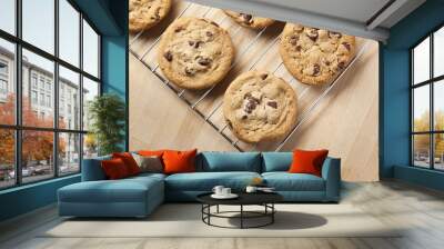 Fresh Chocolate Chip Cookies Wall mural