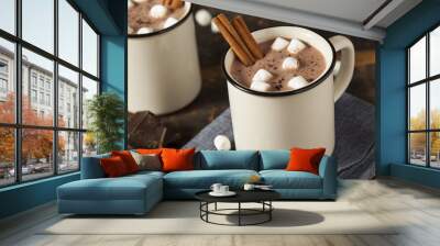 gourmet hot chocolate milk Wall mural