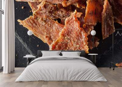 Healthy Dry Turkey Jerky Wall mural