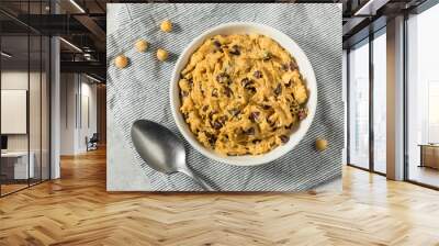 Healthy Vegan Chickpea Cookie Dough Wall mural