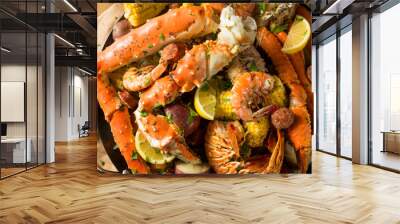 Homemade Cajun Seafood Boil Wall mural