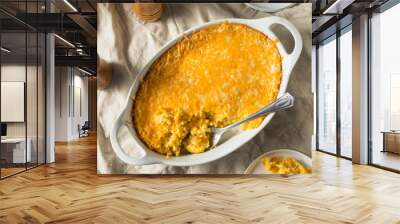 Homemade Corn Pudding Casserole Wall mural