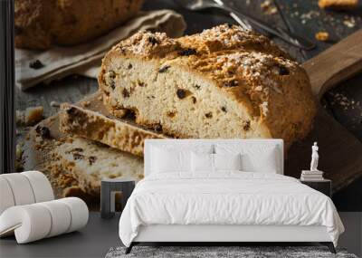 Homemade Irish Soda Bread Wall mural