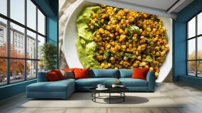 Homemade Roasted Street Corn Salad Dip Wall mural