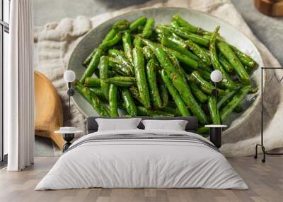 Homemade Sauteed Green Beans Wall mural