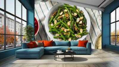 Homemade Sauteed Green Beans Wall mural