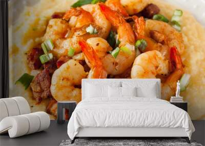 Homemade Shrimp and Grits Wall mural