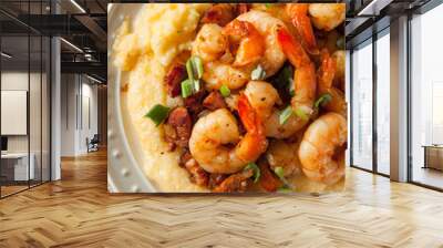 Homemade Shrimp and Grits Wall mural