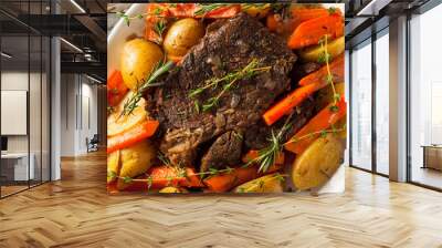 Homemade Slow Cooker Pot Roast Wall mural