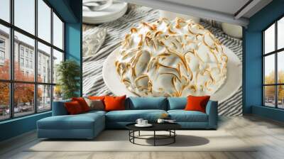 Homemade Toasted Baked Alaska Wall mural