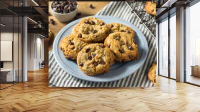 Homemade Warm Chocolate Chip Cookies Wall mural