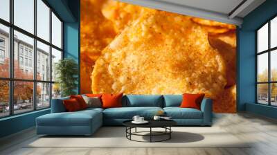 Hot Spicy Sriracha Potato Chips Wall mural