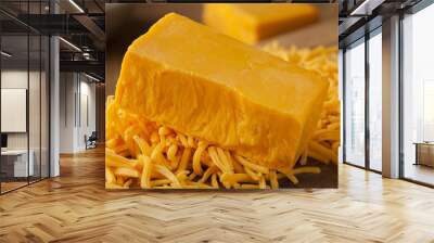 Organic Sharp Cheddar Cheese Wall mural