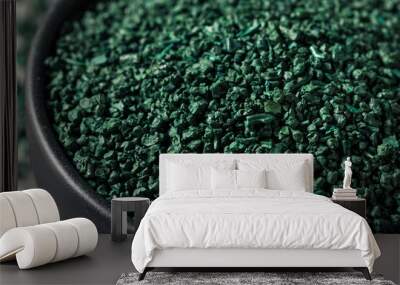 Raw Green Organic Spirulina Wall mural