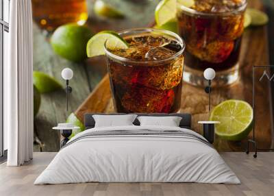 Rum and Cola Cuba Libre Wall mural