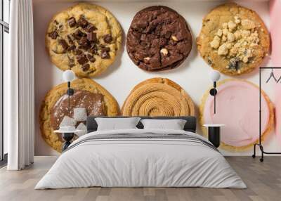 Thick Gourmet Crumble Cookies Wall mural