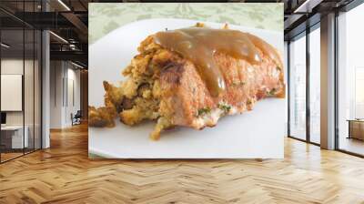 Stuffed pork chop Wall mural