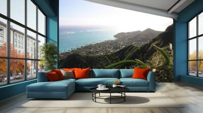 Hawaiian Coastline West Wall mural