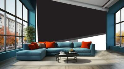 A flat screen computer display Wall mural