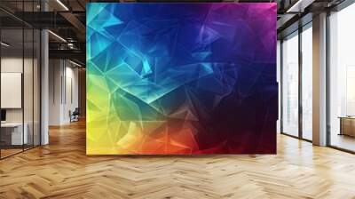 abstract design with a full spectrum of colors Wall mural