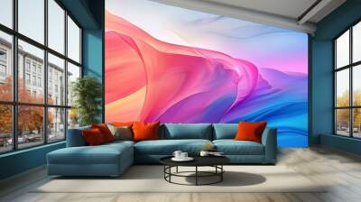 abstract design with a full spectrum of colors Wall mural