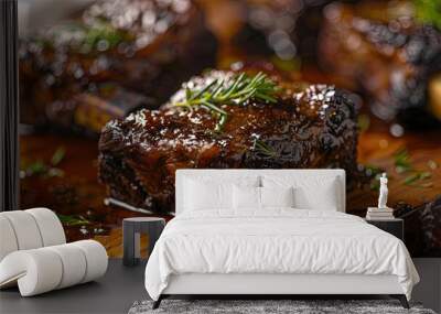 delicious short ribs Wall mural