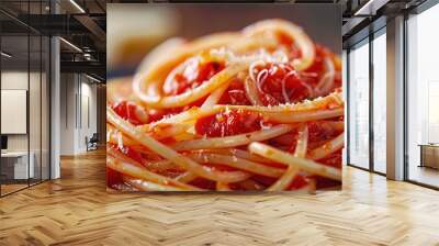 delicious spaghetti marinara  Wall mural