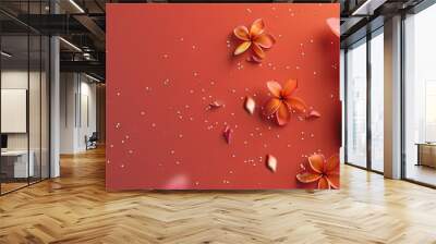 Diwali concept banner with copy space Wall mural