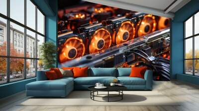 high-end GPU concept Wall mural