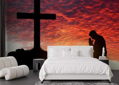 Worship, love and spirituality Wall mural