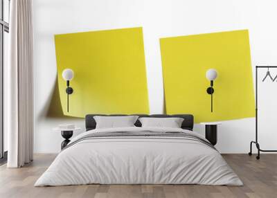 Yellow sticky note Wall mural