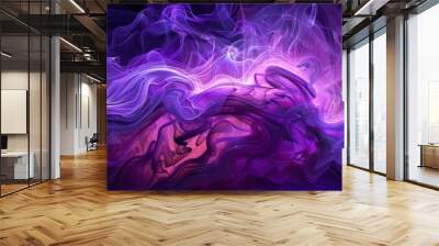 purple abstract design concept  Wall mural