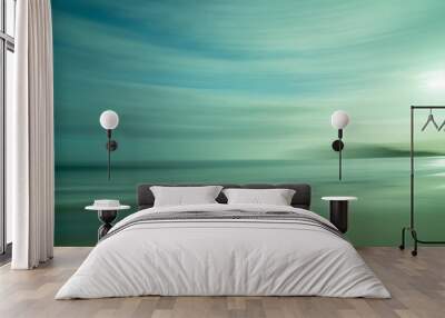 Beach motion blur abstract Wall mural