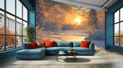 winter solstice, Wall mural