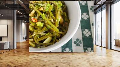 Seaweed Salad, a classic Chinese cold dish Wall mural