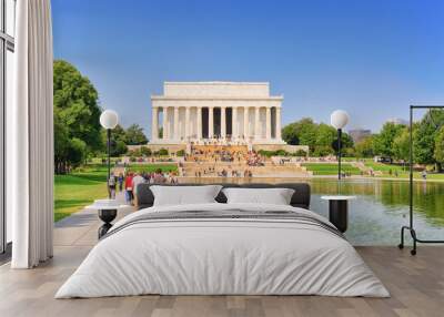 Washington, USA, Lincoln Memorial, U.S. National Memorial. Wall mural