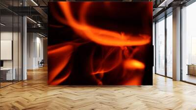 fire in the dark Wall mural