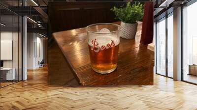 glass of beer Wall mural